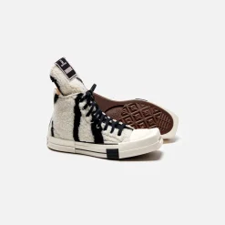 Flash Sale Converse X Rick Owens Drkshdw Turbodrk Chuck 70 High Lily White / Black