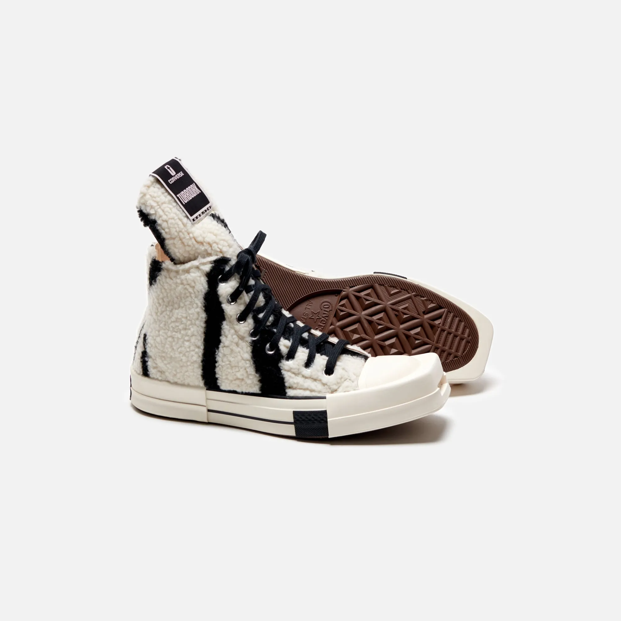 Flash Sale Converse X Rick Owens Drkshdw Turbodrk Chuck 70 High Lily White / Black