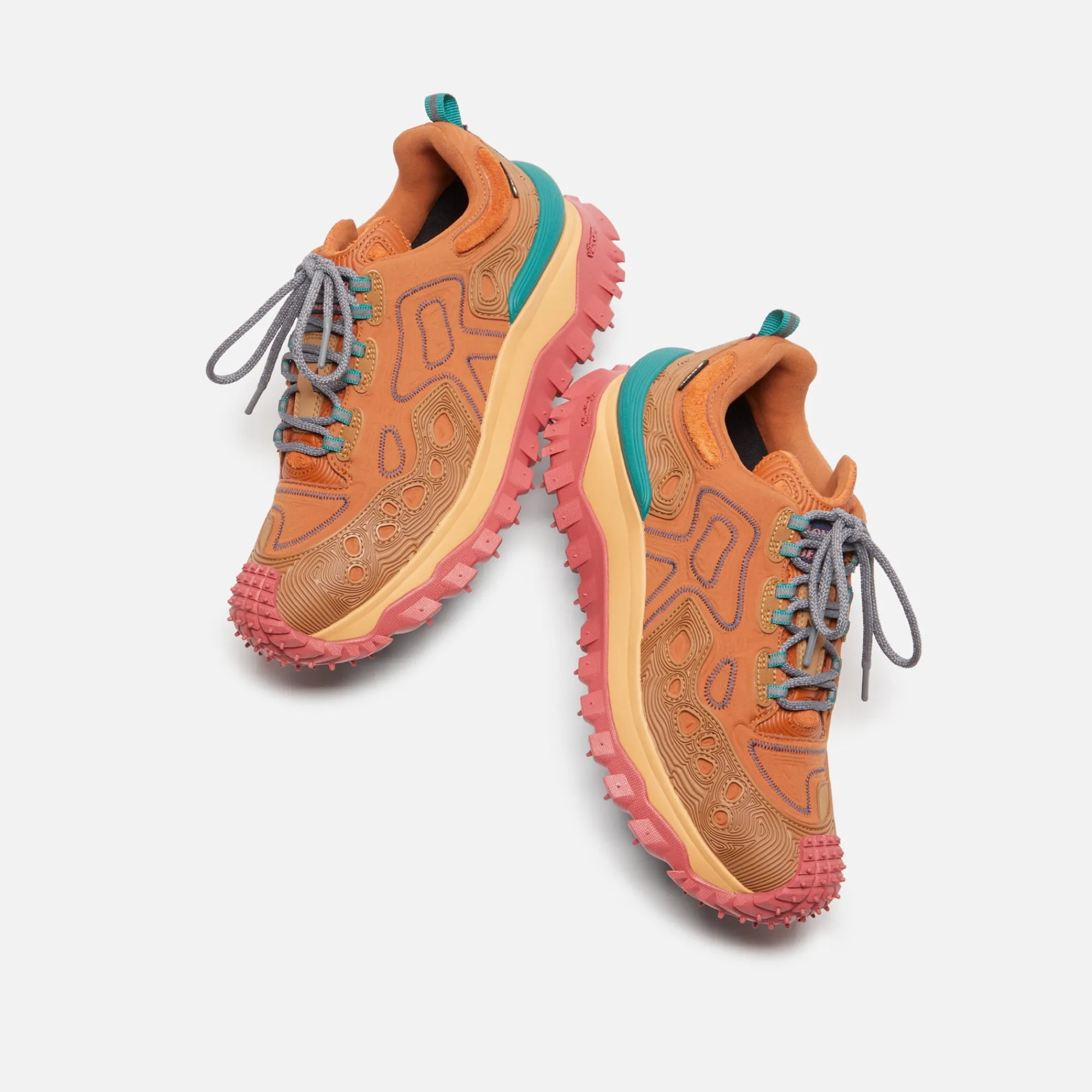Best Sale Moncler X Salehe Bembury Trailgrip Low Top Sneaker Orange