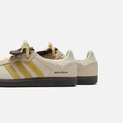 Online adidas X Wales Bonner Samba Ecru Tint / Almost Yellow / Dark Brown