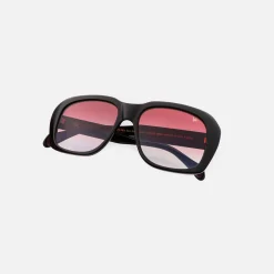 Sale Vintage Frames Xxl Sunglasses Black Burgundy Gradient