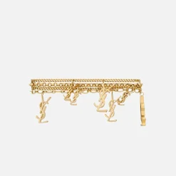 Best Sale Saint Laurent Ysl Charm Braclet Gold