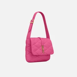 Cheap Saint Laurent Ysl Le 57 Hobo Shoulder Bag Bubblegum