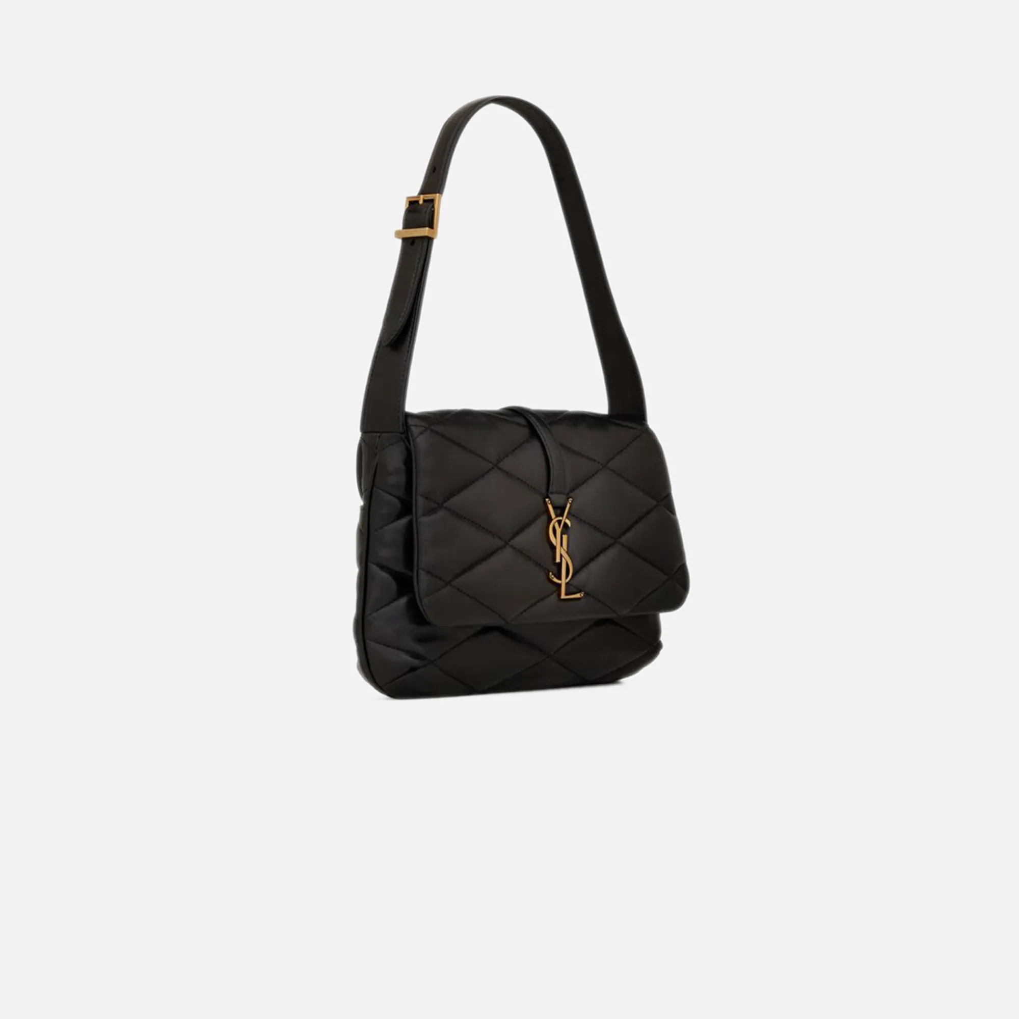 Store Saint Laurent Ysl Matelasse Shoulder Bag Black