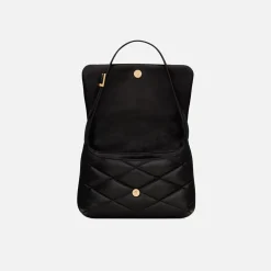 Store Saint Laurent Ysl Matelasse Shoulder Bag Black