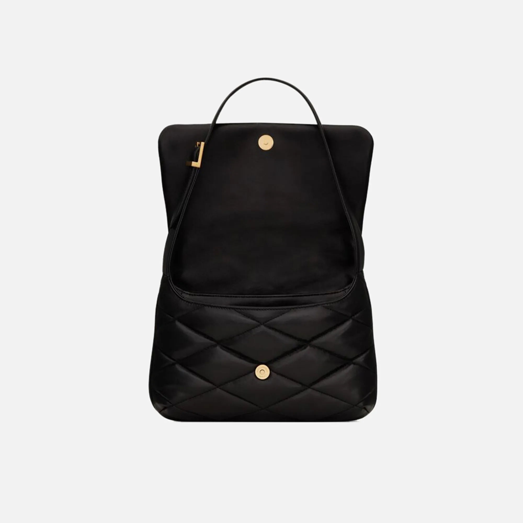 Store Saint Laurent Ysl Matelasse Shoulder Bag Black