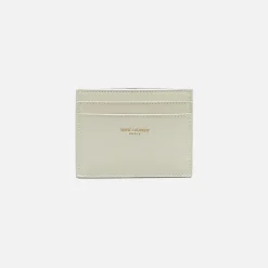 Fashion Saint Laurent Ysl Pcc 172Y Sl Card Holder Crema Soft