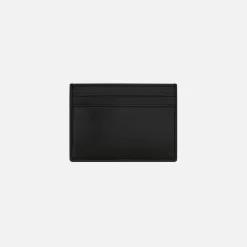 New Saint Laurent Ysl Pcc 172Y Tricolor Hardware Monogram Card Holder Black