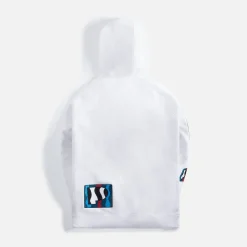 Best by Parra Zebra Striped P Hooded Sweatshirt Ash Grey